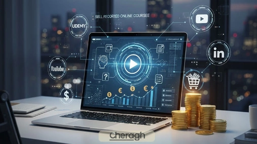 درآمد دلاری با فروش دوره ضبط شده