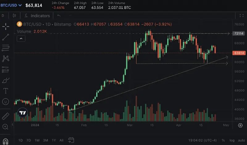 پیتر شیف سطح حمایتی کلیدی بیت کوین را به اشتراک گذاشت